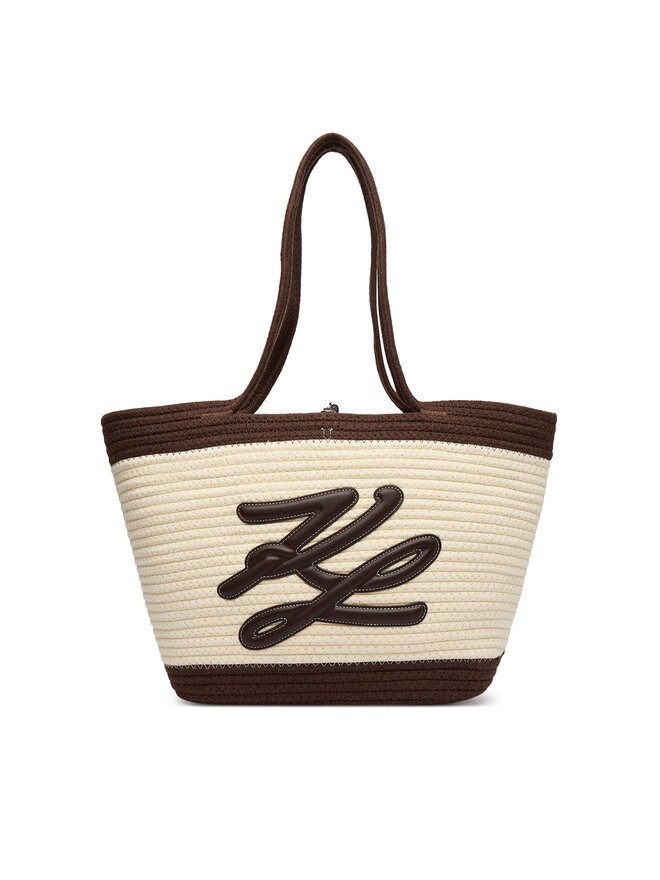 KARL LAGERFELD Handtasche KARL LAGERFELD B1W46080 Creme