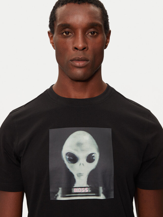 BOSS Boss Футболка 50528190 Чорний Regular Fit
