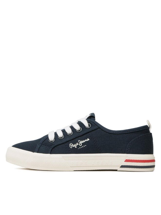 Pepe Jeans Tenisówki Pepe Jeans Brady Basic Boy PBS30549 Granatowy