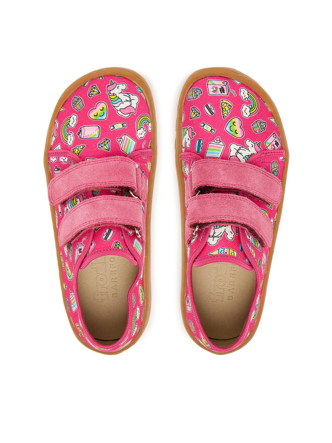 Froddo Hausschuhe Froddo Barefoot Canvas G1700440-10 D Rosa