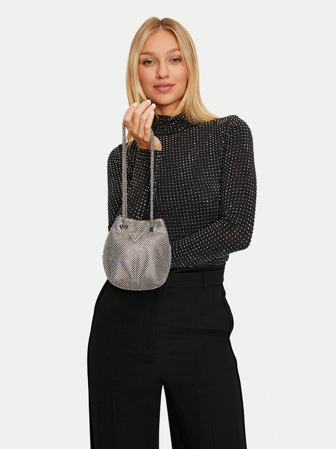 Guess Ročna torba Guess HWRY93 50750 Srebrna