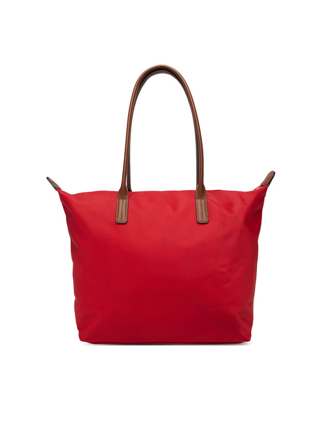 Tommy Hilfiger Handtasche Tommy Hilfiger Popette Tote AW0AW17711 Rot
