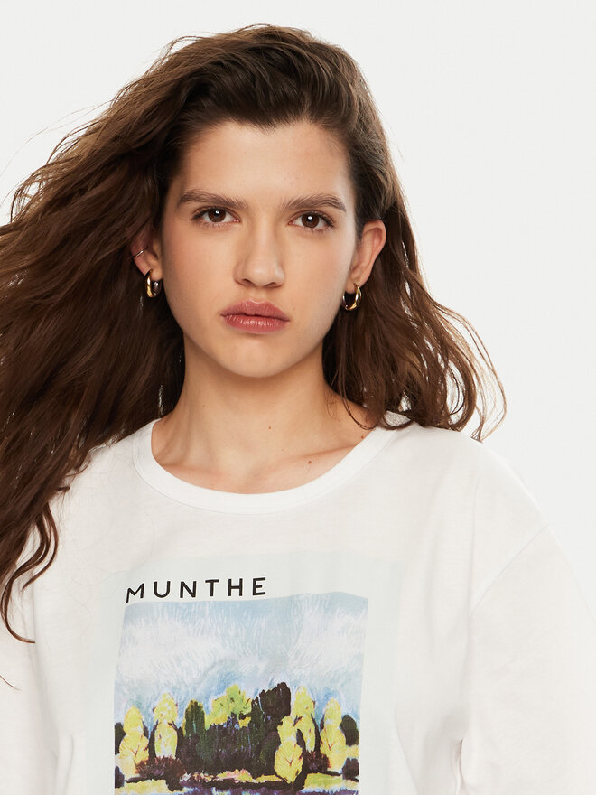 Munthe Munthe Camiseta Silane 244110024460 Blanco Regular Fit