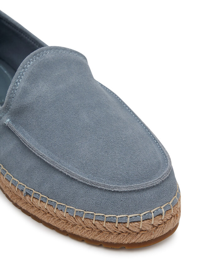 Tommy Hilfiger Espadrilles Tommy Hilfiger Hilfiger Flex Espa Suede Loafer FM0FM05392 Grau