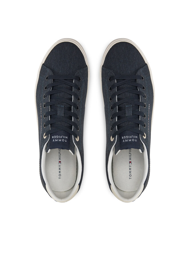 Tommy Hilfiger Teniszcipő Tommy Hilfiger Th Hi Vulc Low Summer Cvs FM0FM05056 Sötétkék
