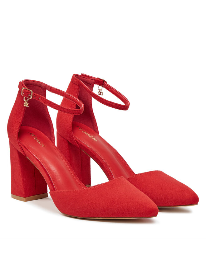 DeeZee Pantofi pumps DeeZee DF-82616-85-35621 Roșu