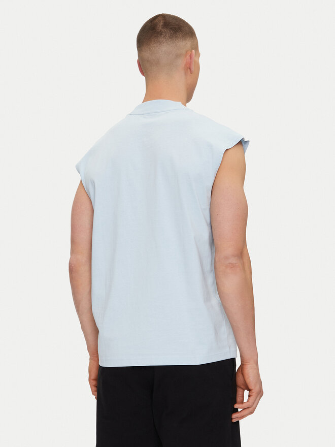 HUGO HUGO Майка Navertz 50509773 Блакитний Regular Fit