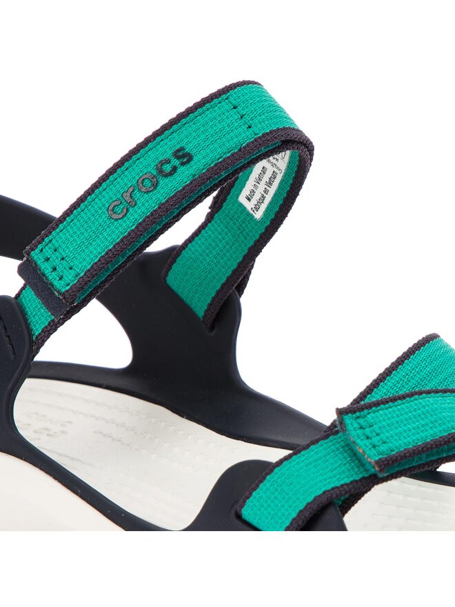 Sandalen Crocs Swiftwater Webbing Sandal W 204804 Grun eschuhe