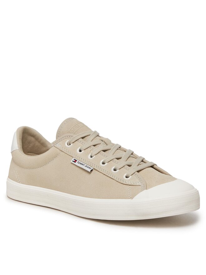 Tommy Jeans Tenisice Tommy Jeans Tjm Vulcanized Bumper Suede EM0EM01407 Bež