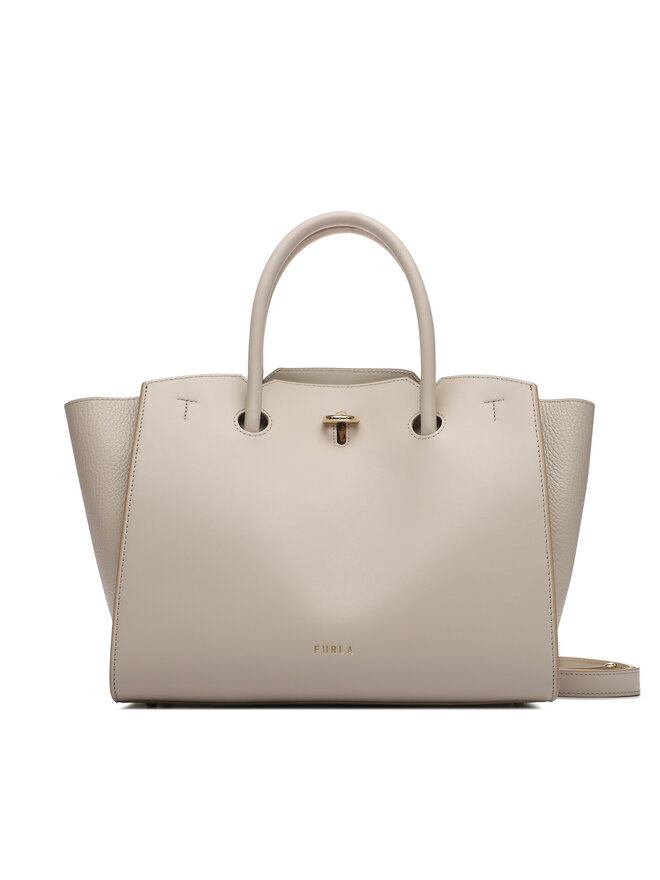 Handtasche Furla Genesi WB00811-BX0053-2255S-1007 Beige | eschuhe.de