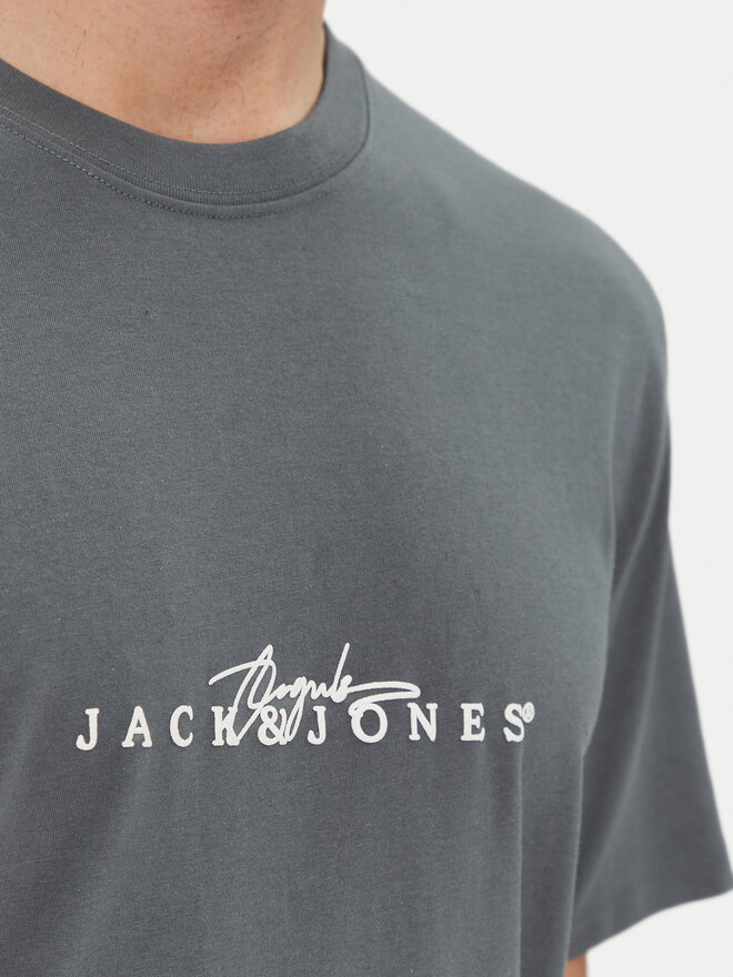 Jack&Jones Jack&Jones Marškinėliai Varenna 12273163 Pilka Regular Fit