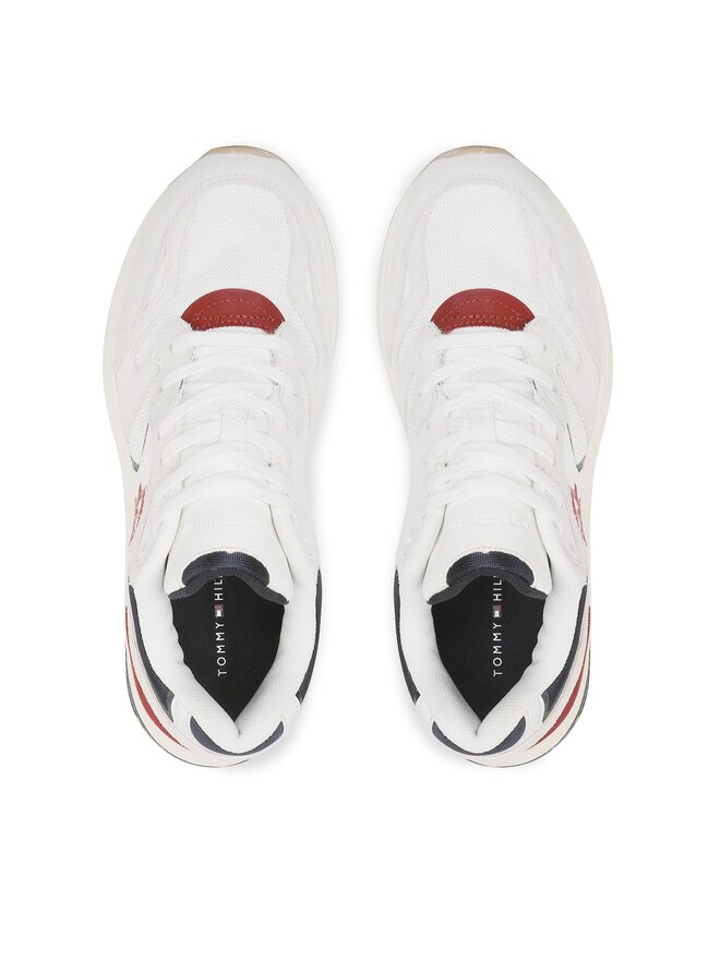 Tommy Hilfiger Сникърси Tommy Hilfiger Modern Prep Mix Rwb FM0FM04360 Бежов