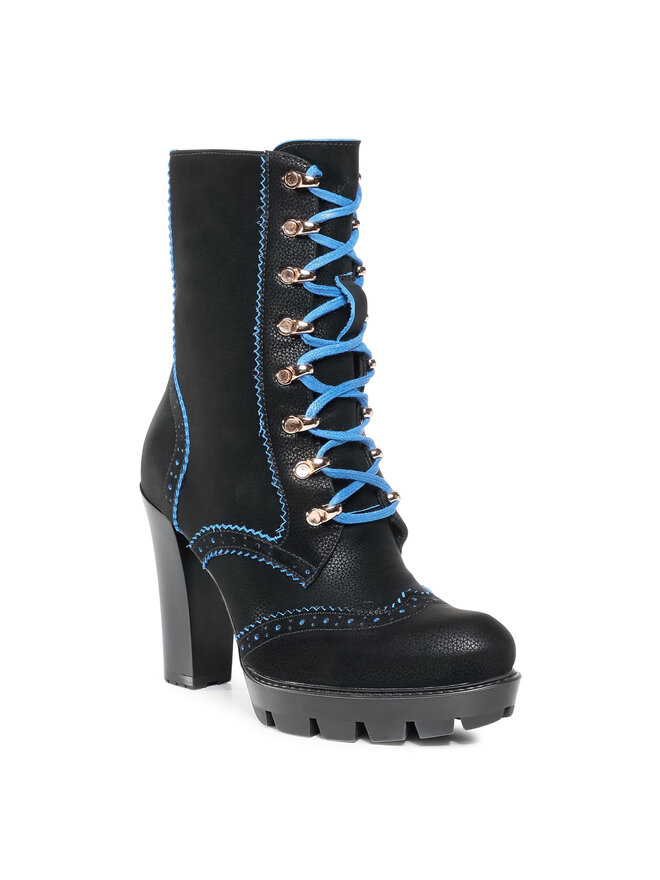 R.Polański Stiefeletten R.Polański 1167 Schwarz