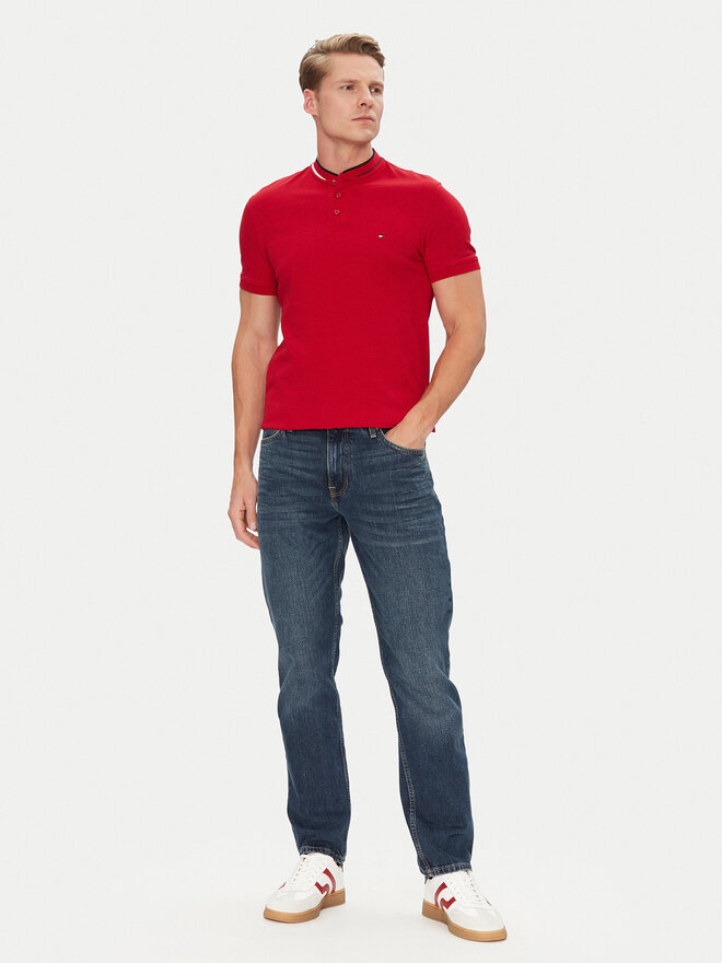 Tommy Hilfiger Tommy Hilfiger Pólóing Mao MW0MW34752 Piros Slim Fit