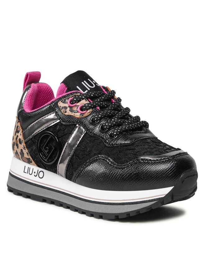 Liu Jo Сникърси Liu Jo Maxi Wonder 604 4F3301 TX347 M Черен