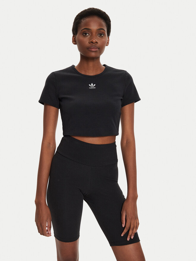adidas adidas T-Shirt Essentials II8057 Schwarz Slim Fit