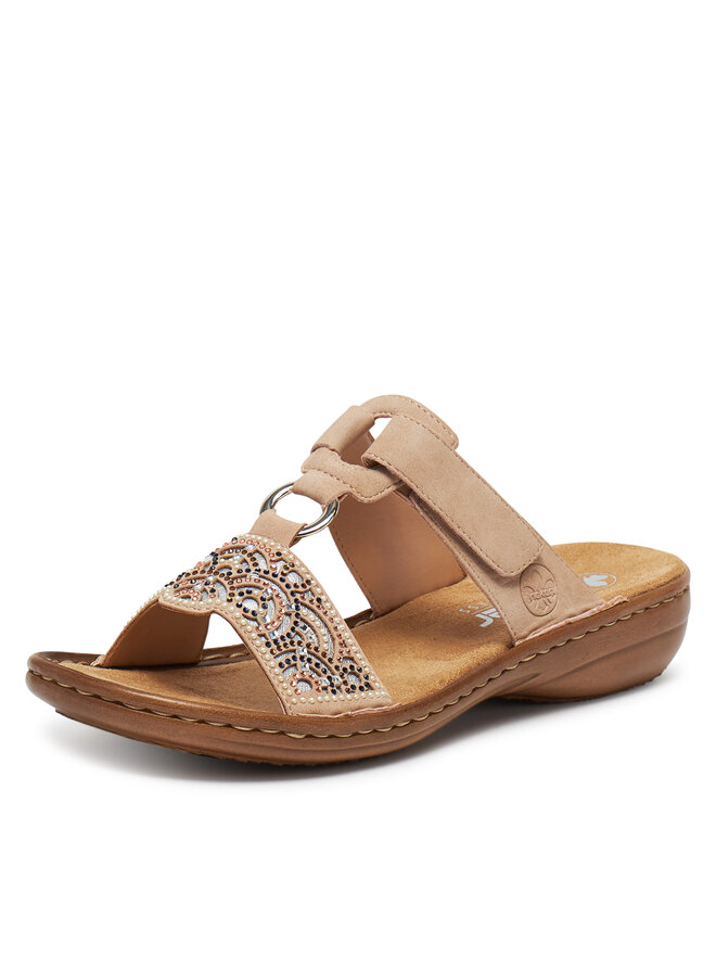 Rieker Papucs Rieker 608K2-31 Bézs