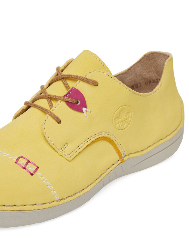 Rieker Pantofi Rieker 52528-68 Galben