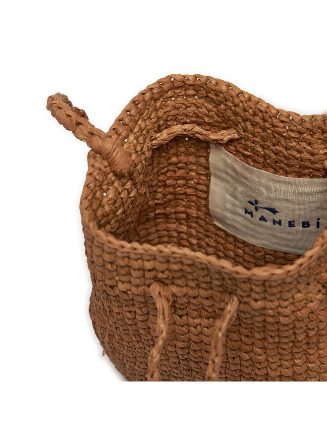 Manebi Kabelka Manebi Beach Bucket Mini V 2.2 CX Hnedá