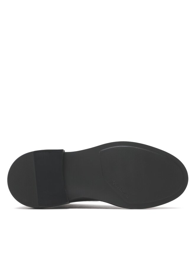 Calvin Klein Kozačky Calvin Klein Lace Up Boot Br Lth HM0HM00669 Černá