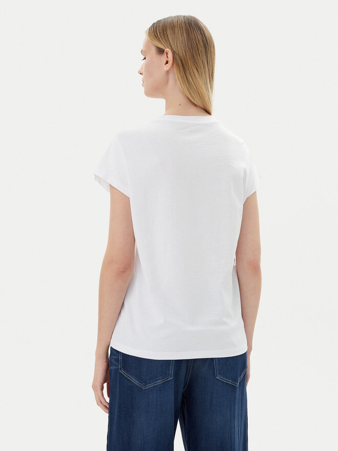 Guess Guess Póló W5YI14 I3Z14 Fehér Regular Fit