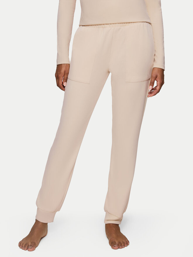 Triumph Triumph Pyjamahose Smart Thermal 10221479 Beige Regular Fit