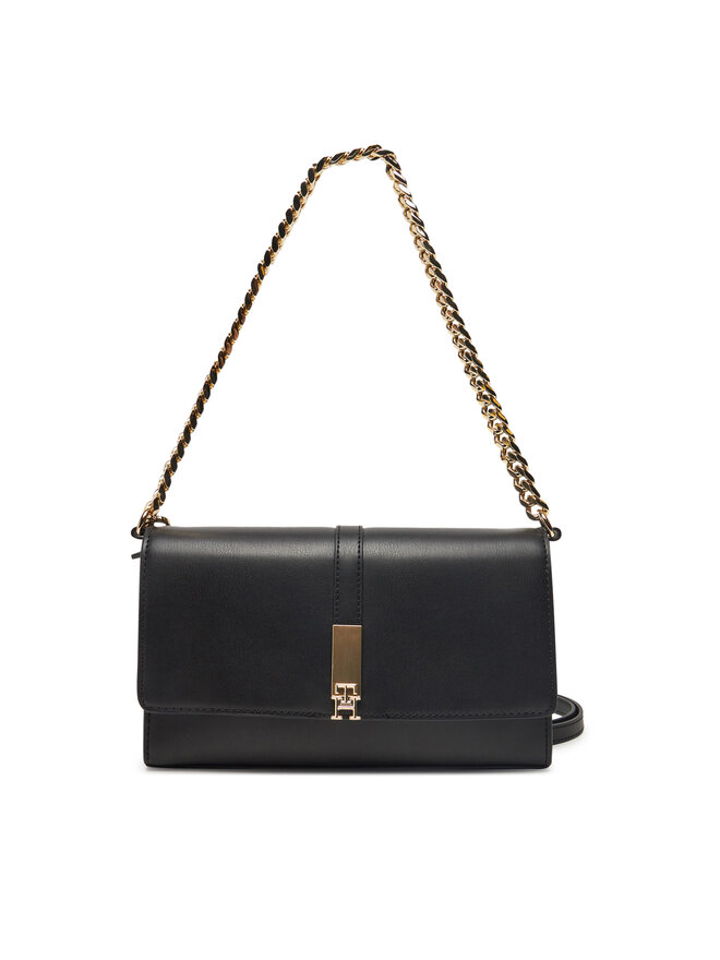 Tommy Hilfiger Bolso Tommy Hilfiger Th Heritage Conv Crossover Chain AW0AW17223 Negro