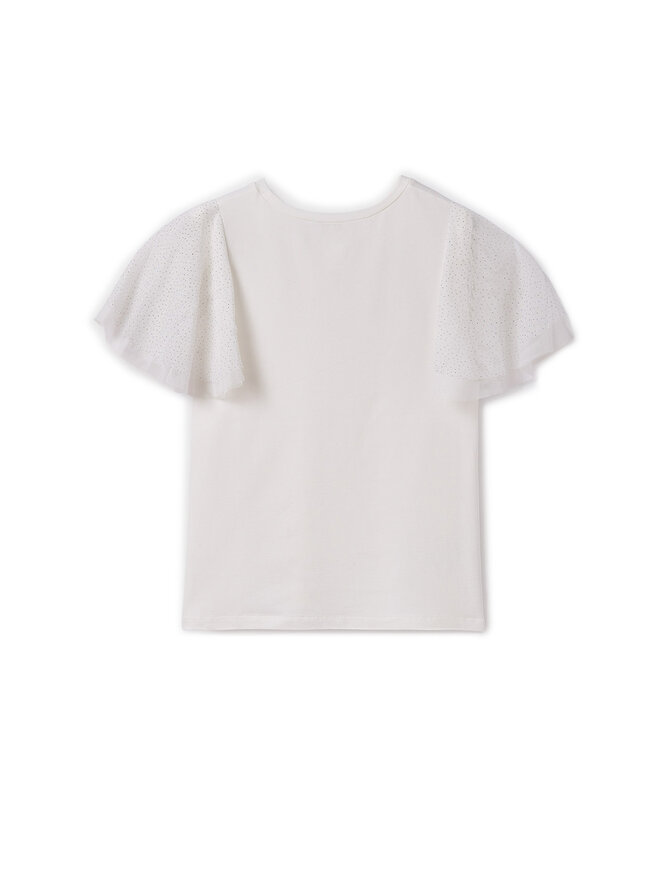 Mayoral Mayoral Camiseta 6022 Écru Regular Fit