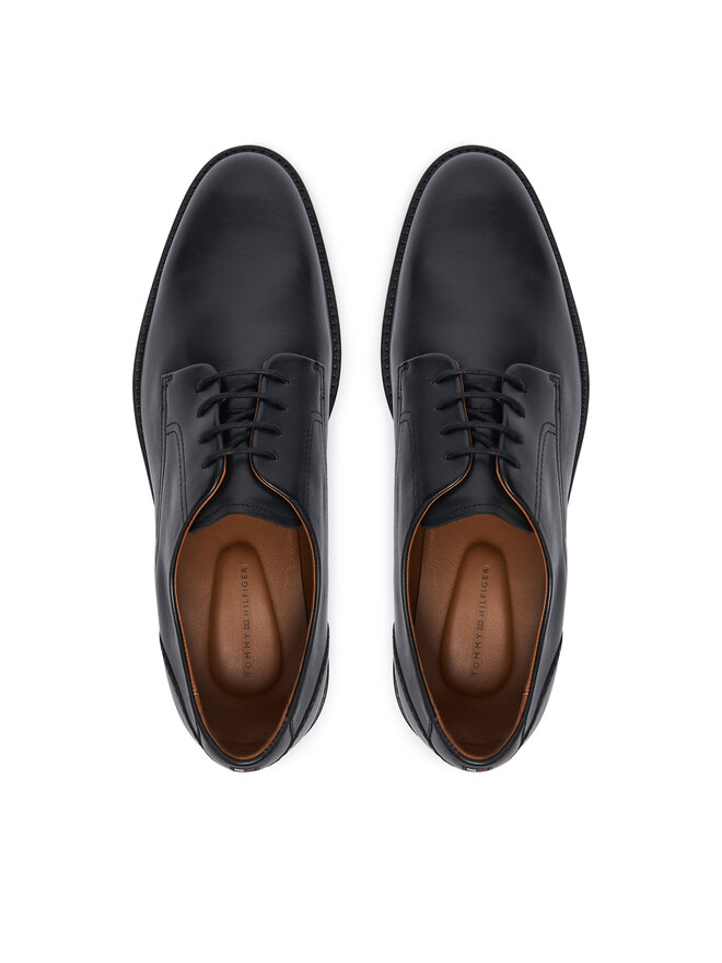Tommy Hilfiger Halbschuhe Tommy Hilfiger Corporate Dressy Lth FM0FM06023 Schwarz