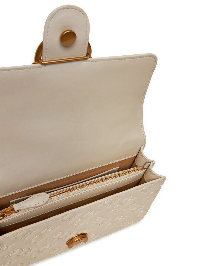 PINKO Τσάντα PINKO Love One Mini Dc AI 24-25 PLTT 100074 A1YB Εκρού