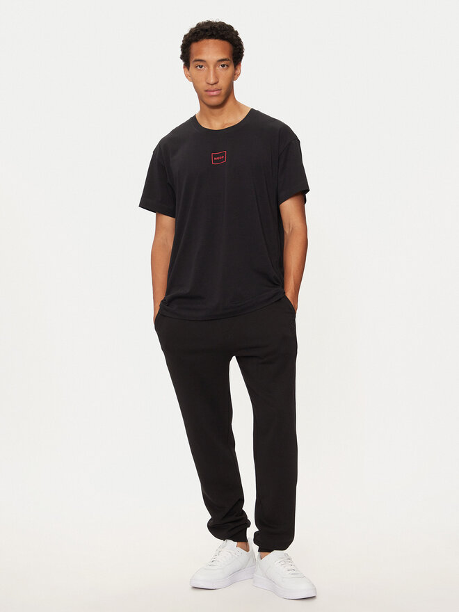 HUGO Hugo T-Shirt Laze 50525236 Schwarz Regular Fit