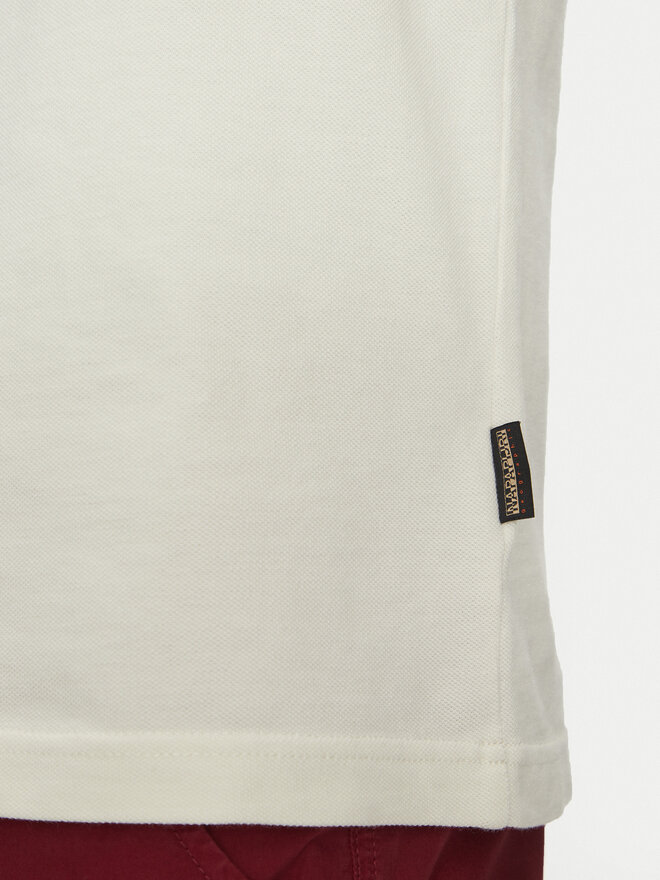 Napapijri Napapijri Polo E-Zeri NP0A4ID4 Εκρού Regular Fit