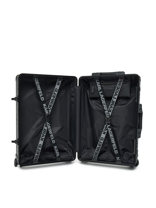 KARL LAGERFELD Kabinbőrönd KARL LAGERFELD Voyage A1M30482 Sötétkék