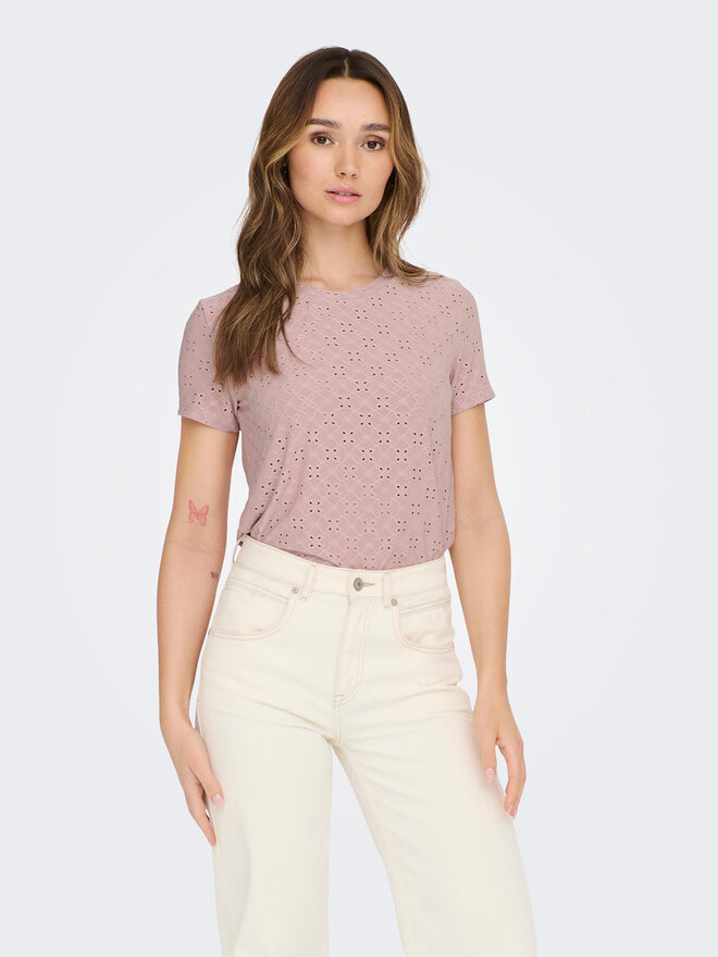 JDY JDY Футболка 15158450 Фіолетовий Regular Fit