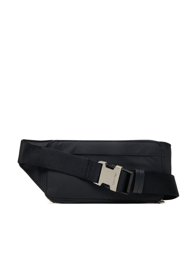 Calvin Klein torba za okoli pasu Calvin Klein Business Tech Waistbag K50K512903 Črna