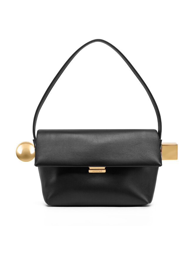 JACQUEMUS Geantă JACQUEMUS Le Rond Carre 24H243BA383-3171 Negru