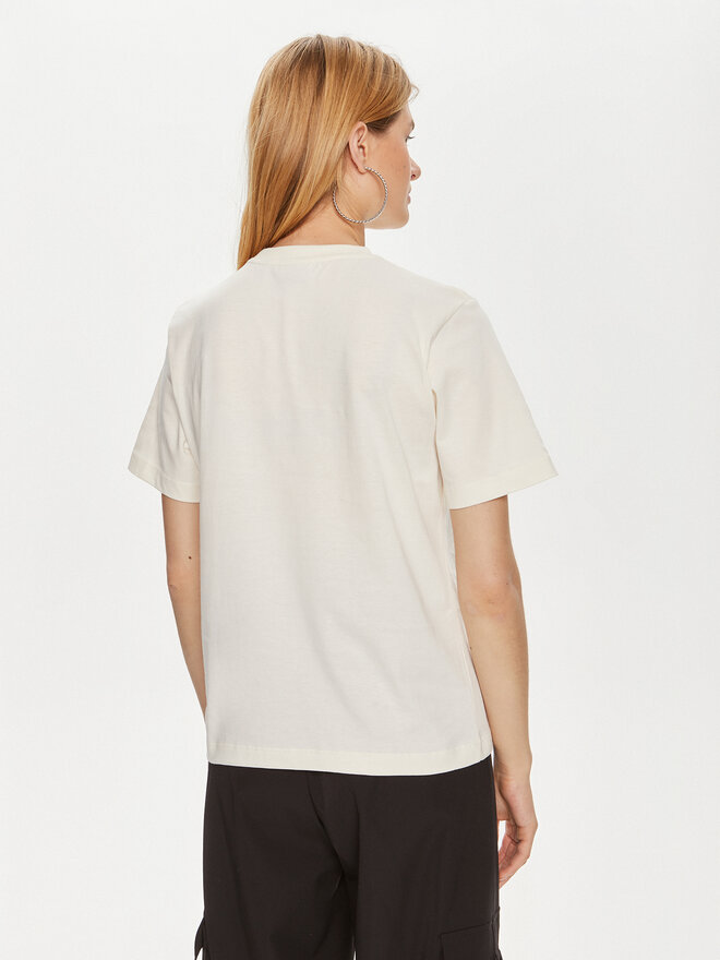 Guess Guess Camiseta Ines V4YI07 I3Z14 Écru Regular Fit