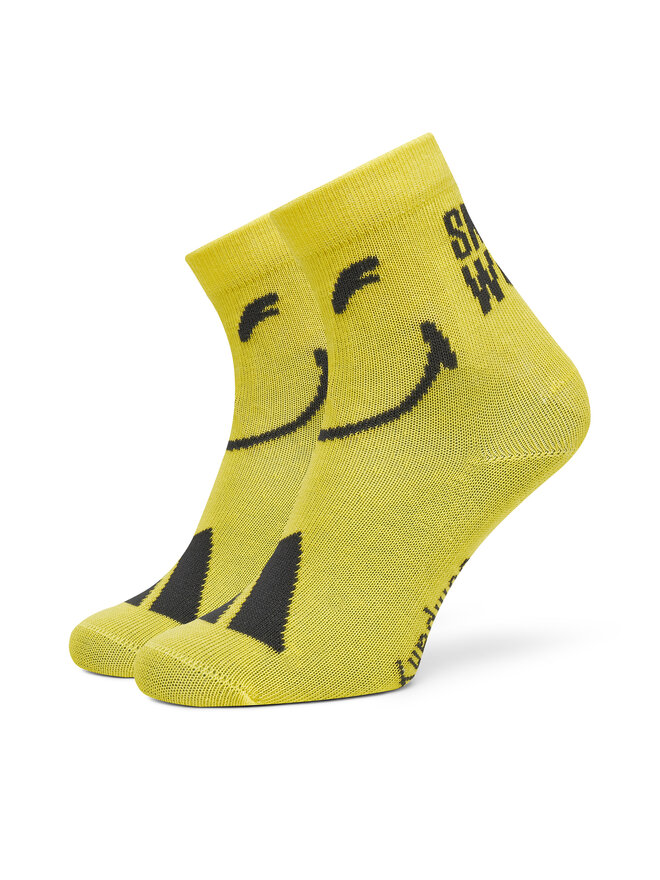 adidas Σετ ψηλές κάλτσες παιδικές 3 τεμαχίων adidas Smiley World JG5804 Έγχρωμο