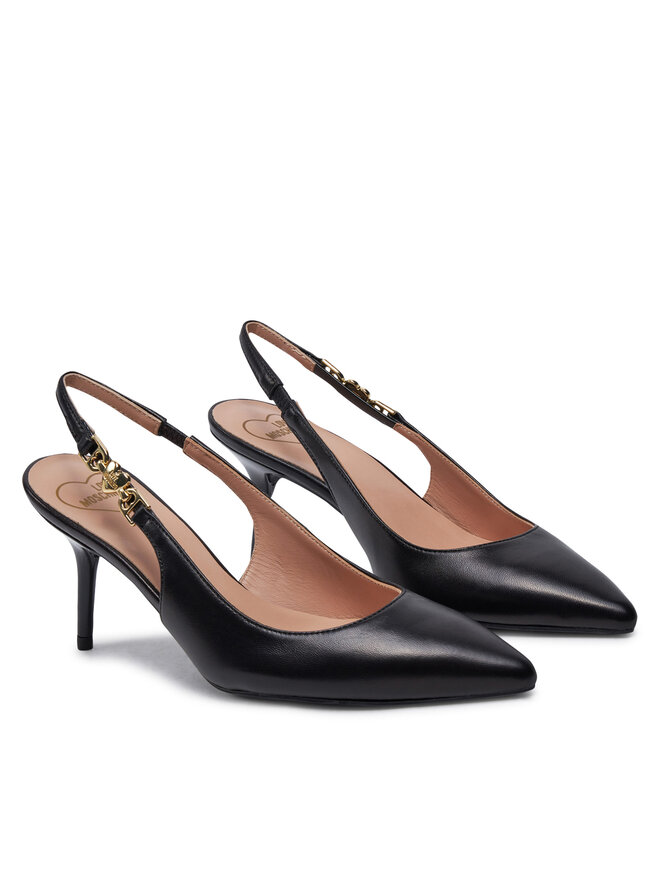 LOVE MOSCHINO Сандали LOVE MOSCHINO JA10487G0LIA0000 Черен