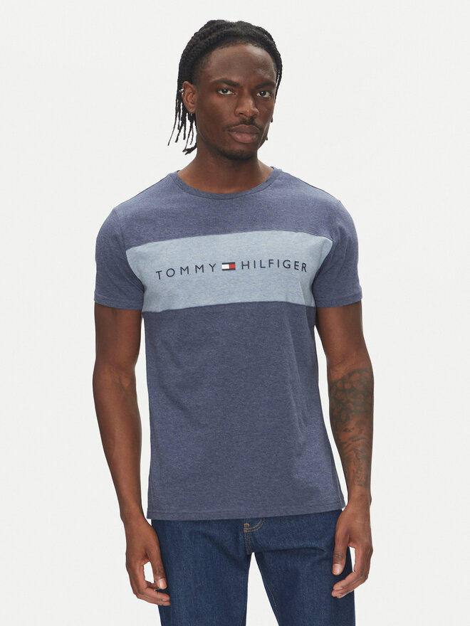 Tommy Hilfiger Tommy Hilfiger Camiseta UM0UM03418 Azul Regular Fit