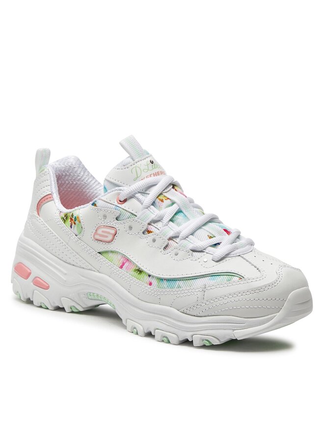 Skechers Сникърси Skechers D'Lites-Blooming Fields 149794/WMLT Бял