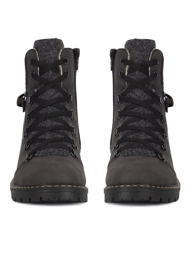 Rieker Schnürschuhe Rieker Y9131-45 Grau