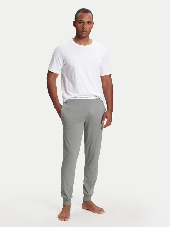 United Colors Of Benetton United Colors Of Benetton Pyjamahose 30964F00V Grau Regular Fit