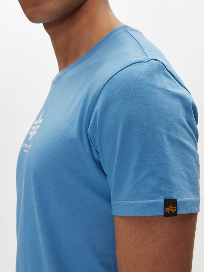 Alpha Industries Alpha Industries Camiseta Basic 118533 Azul Regular Fit