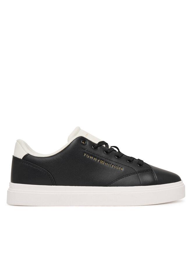 Tommy Hilfiger Sneakers Tommy Hilfiger Th Feminine Cupsole Leather FW0FW09105 Schwarz