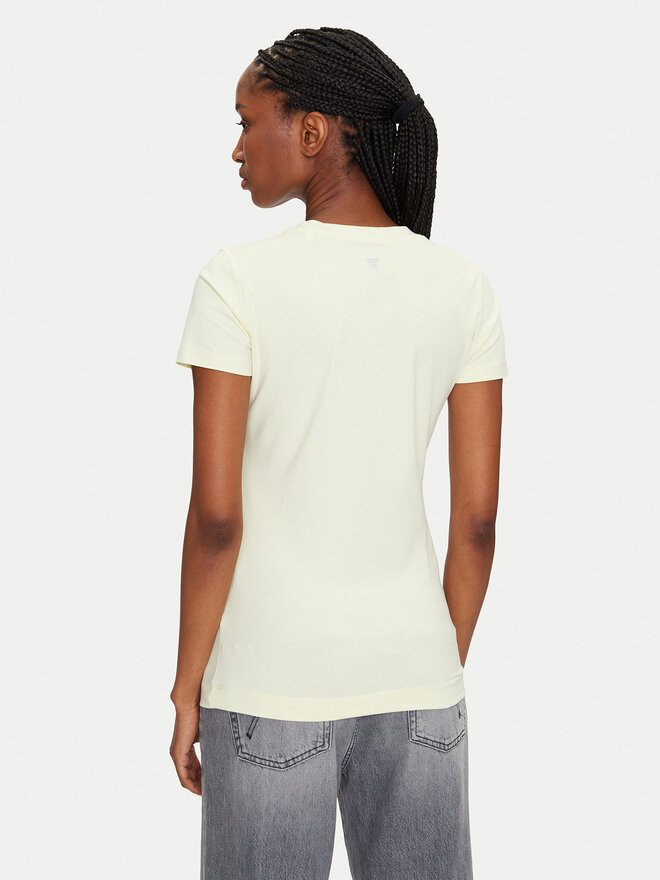 Guess Guess Футболка W5GI07 J1314 Жовтий Regular Fit