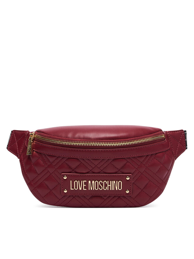 LOVE MOSCHINO Сумка на пояс﻿ LOVE MOSCHINO JC4003PP1PLA0552 Бордовий