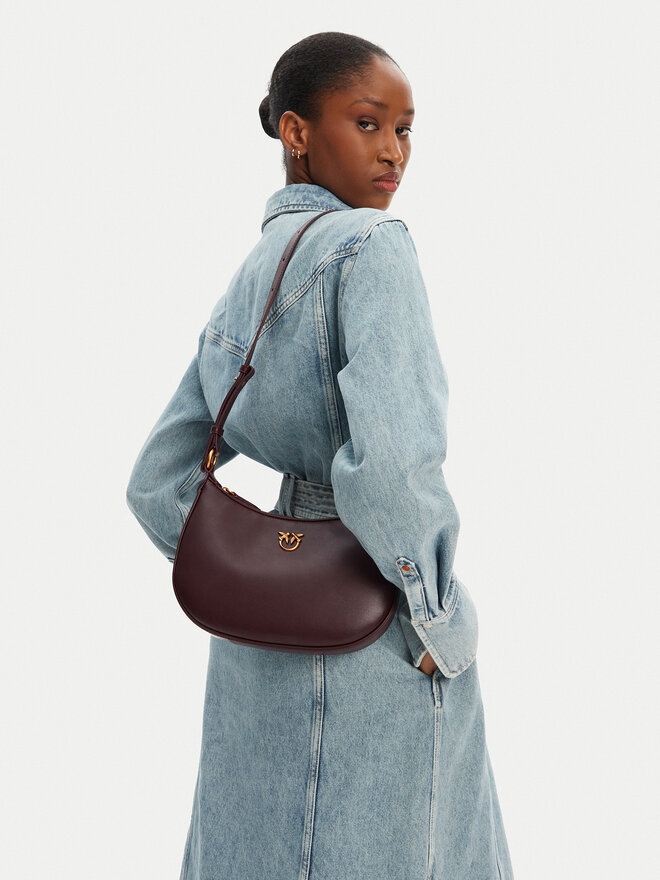 PINKO Kabelka PINKO Half Moon Mini Fl 102790 A0F1 Fialová