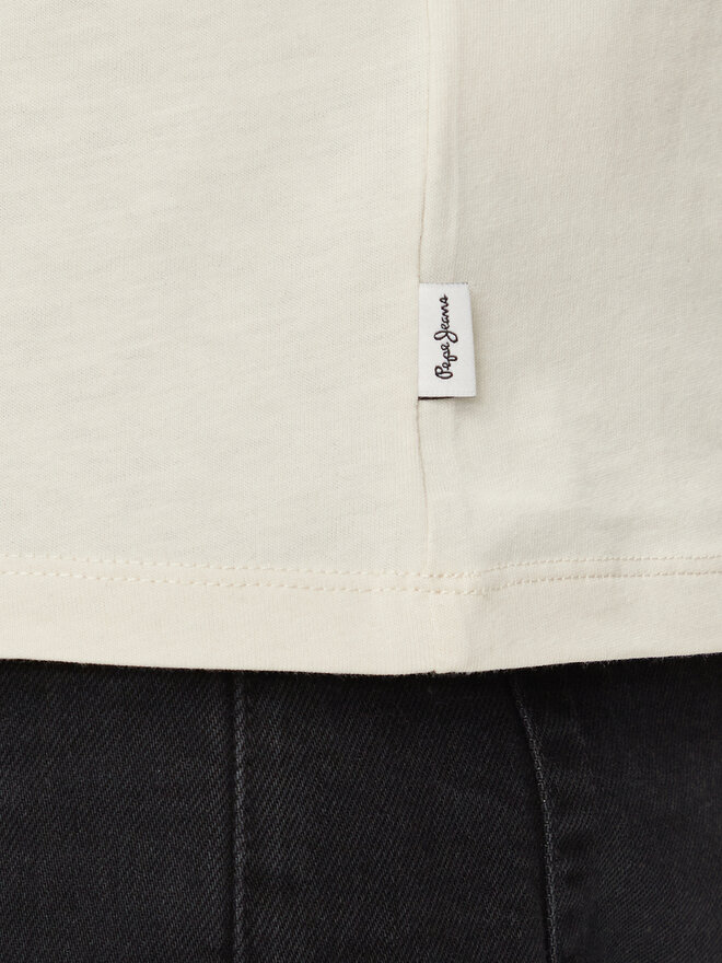 Pepe Jeans Pepe Jeans Marškinėliai Clement PM509220 Smėlio Regular Fit