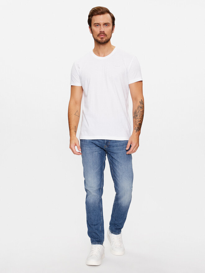 Gant Gant Σετ 2 T-Shirts C-Neck 2 Pack 900002008 Λευκό Regular Fit